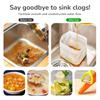 120PCS Stand-Up Design Disposable Waste Bags Foldable Sink Strainer Bag  Restaurant