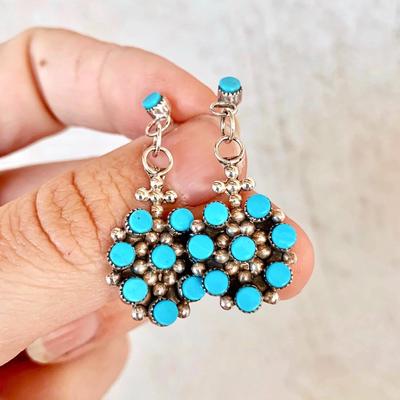 NIEUWE Vintage veelkleurige turquoise ronde oorbellen etnische persoonlijkheid drop oorbellen voor vrouwen