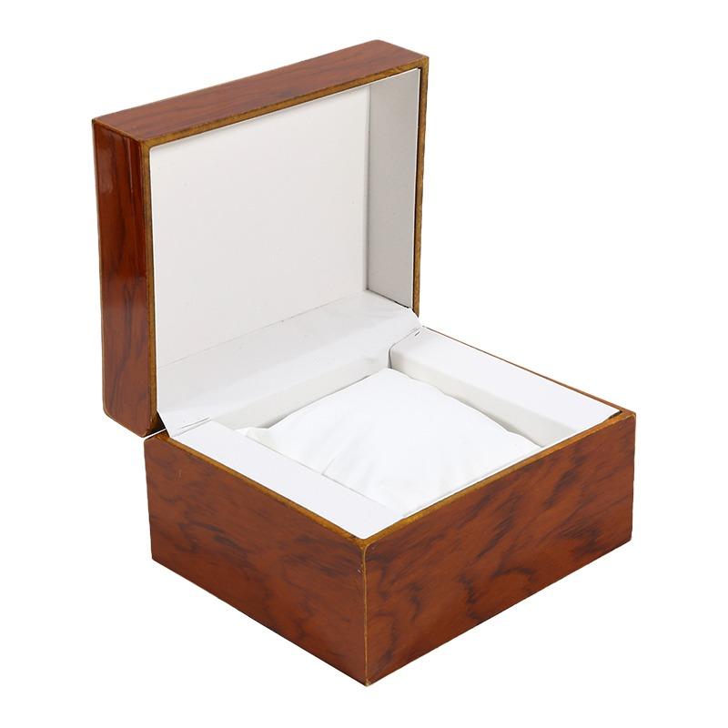 

Exquisite Solid Wooden Single Watch Gift Box 1-5PCS With Pillow Display Case Organizer For Men Women Color Decoration Bracelet 1PC