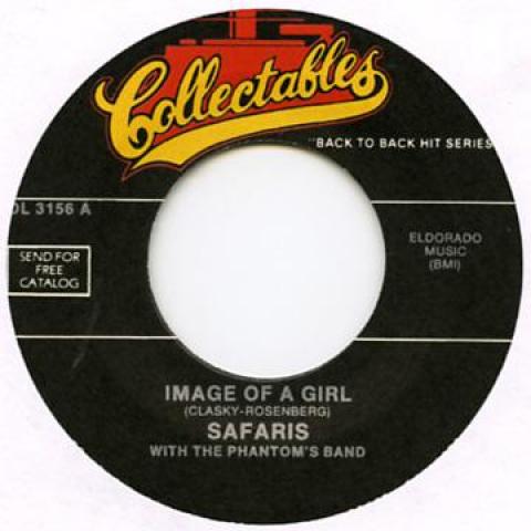 

7inch Record SAFARIS FIDELITYS Image Of A Girl Memories Of You COL3156 Collectables 1960 US Pop Used