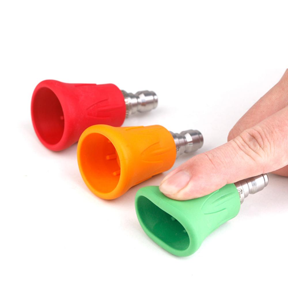 Pressure Washer Nozzle Guard, Stainless Steel High Power Washer Nozzle Tips Set with Upgraded