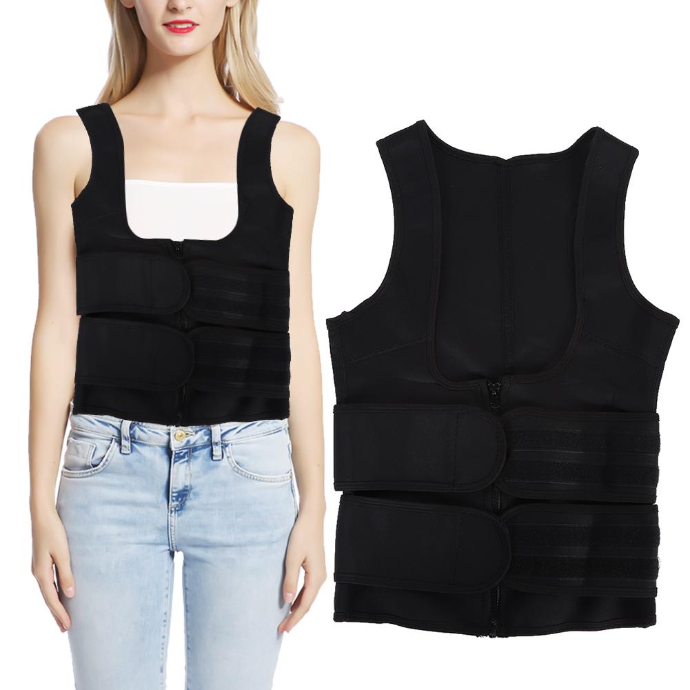 Women Fitness Body Shaper Vest Sweat Fat Burning Weight Loss Waist Trainer ShapewearXL