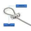 YISHUXIANG 304 Stainless Steel Adjustable Hanging Hook & 1.5mm Wire Rope Kit