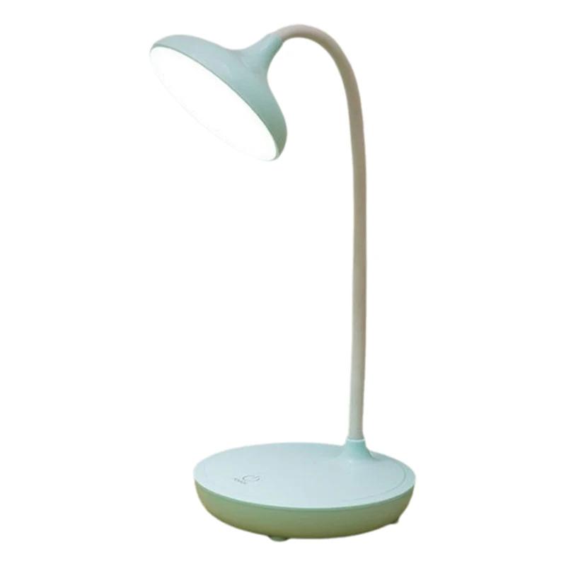 LED Desk Light USB Charging Night Lamp With Three Levels Touch Dimming Reading Study Reading Lighting Bedroom Bedside Desk Lamps