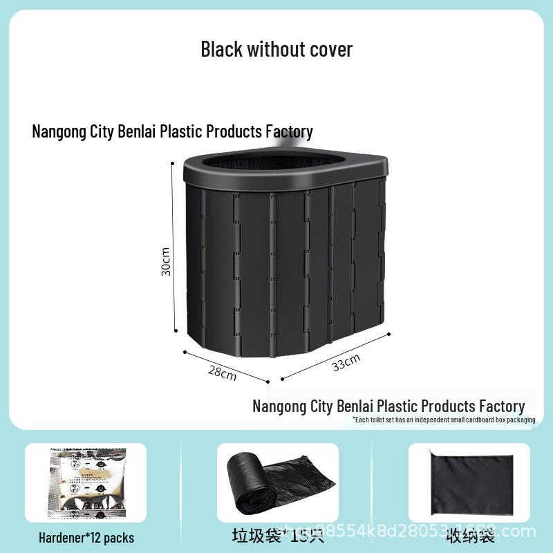 Toaletă Portabilă Pliabilă pentru Excursii în Aer Liber și cu Mașina – Ideală pentru Doamne și Adulți