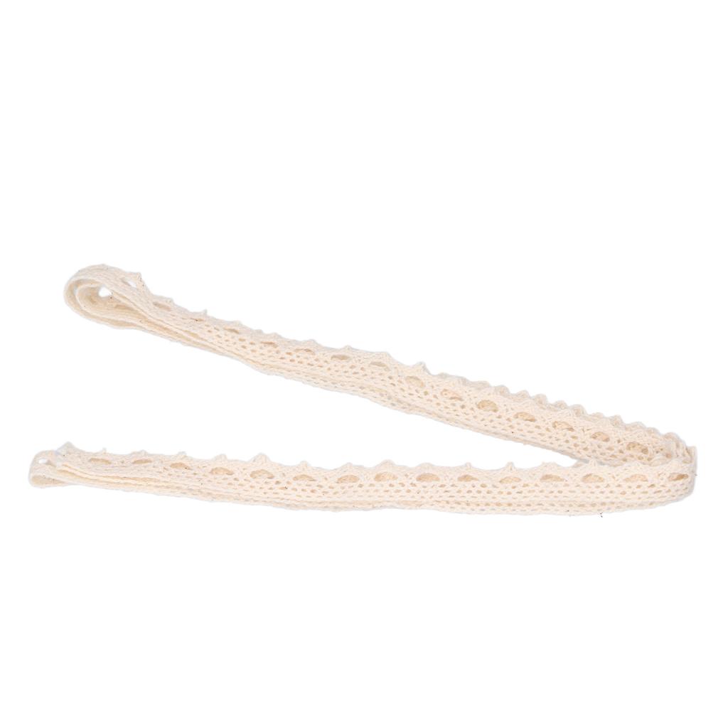 Lace Ribbon Clear Pattern Elegant Style Reusable DIY Making Sewing Supplies for Scrapbooking BowknotBeige