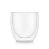 BODUM PAVINA Double-Walled Glasses, 250ml, Set of 6, Insulates Hot and Cold Drinks, Double-Walled, Heat-Resistant, Microwave, Oven, Dishwasher, and