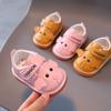 Quietschende Schuhe für Frühling/Herbst, Unisex Babyschuhe, Weichsohlige Kleinkind-Laufschuhe 0-1-2 Jahre alt, Cartoon Prinzessinnenschuhe.