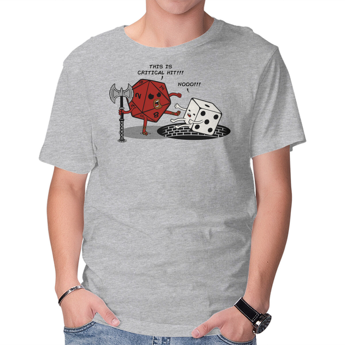 Unisex Crew Neck T-Shirt This Is Critical Graphic Short Sleeve Casual Tee S