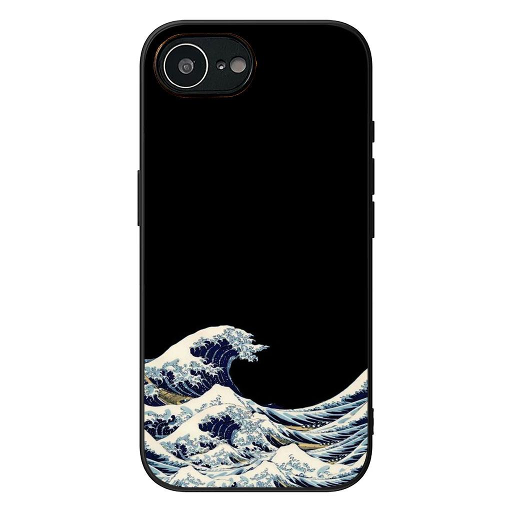Cover for Apple iPhone 17 16 11 Pro XS Max XR 6 7 8 Plus 16E SE 2020 Air 5 SE2 Phone Case The Great Wave of Kanagawa ocean