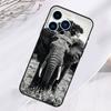 Wild Elephant Head Phone Case For iPhone 17 Pro Max 15 14 13 12 11 16 Pro Max Plus 12 13 Mini 16e 17 Air Cover