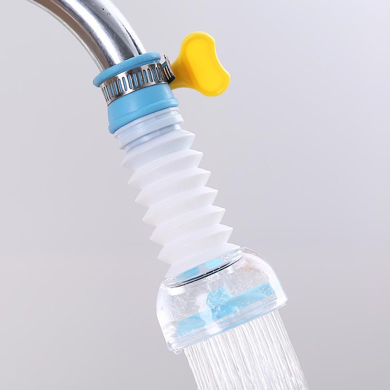 New Telescopic Rotating Faucet Kitchen Splashproof Tap Head Water Filter Nozzle Kitchen Tools