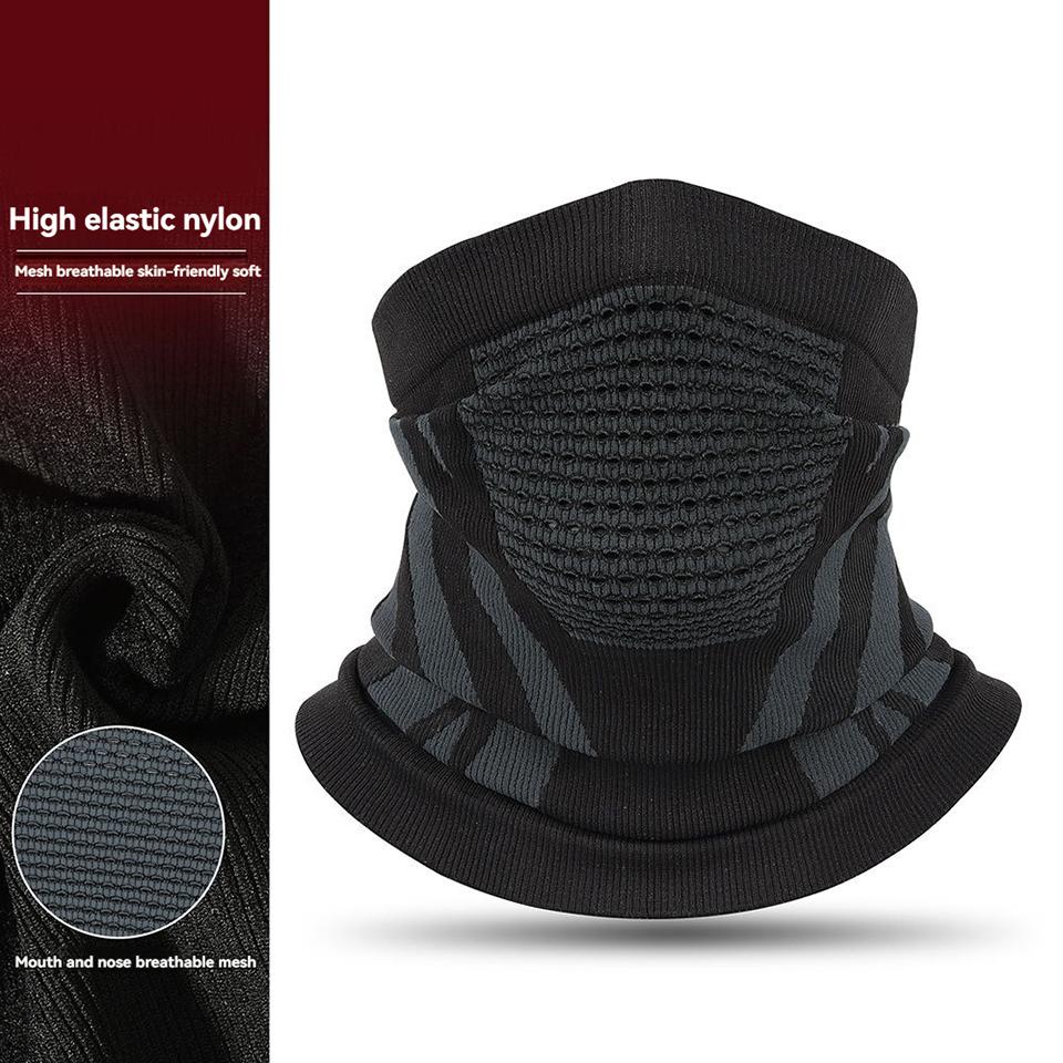 

1Pcs Cycling Mask Headscarf Windproof Thickened Keep Warm Ear-Protecting Scarf Elastic Force Wear-Resistant Sports Mask