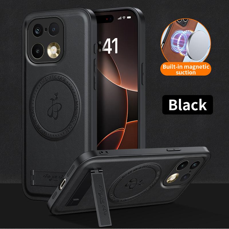 Case For Phone Yulin-003 For Realme 16 Pro+ Leather Stand Case For Oppo Realme 16Pro Plus Magnetic Cover For Shockproof Protective Brackets Shell