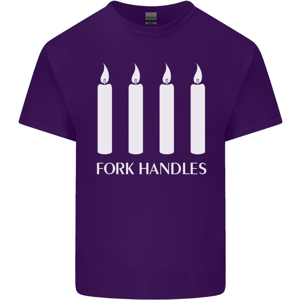 Four Candles Fork Handles Funny Two Ronnies Unisexs Light Cotton TShirt