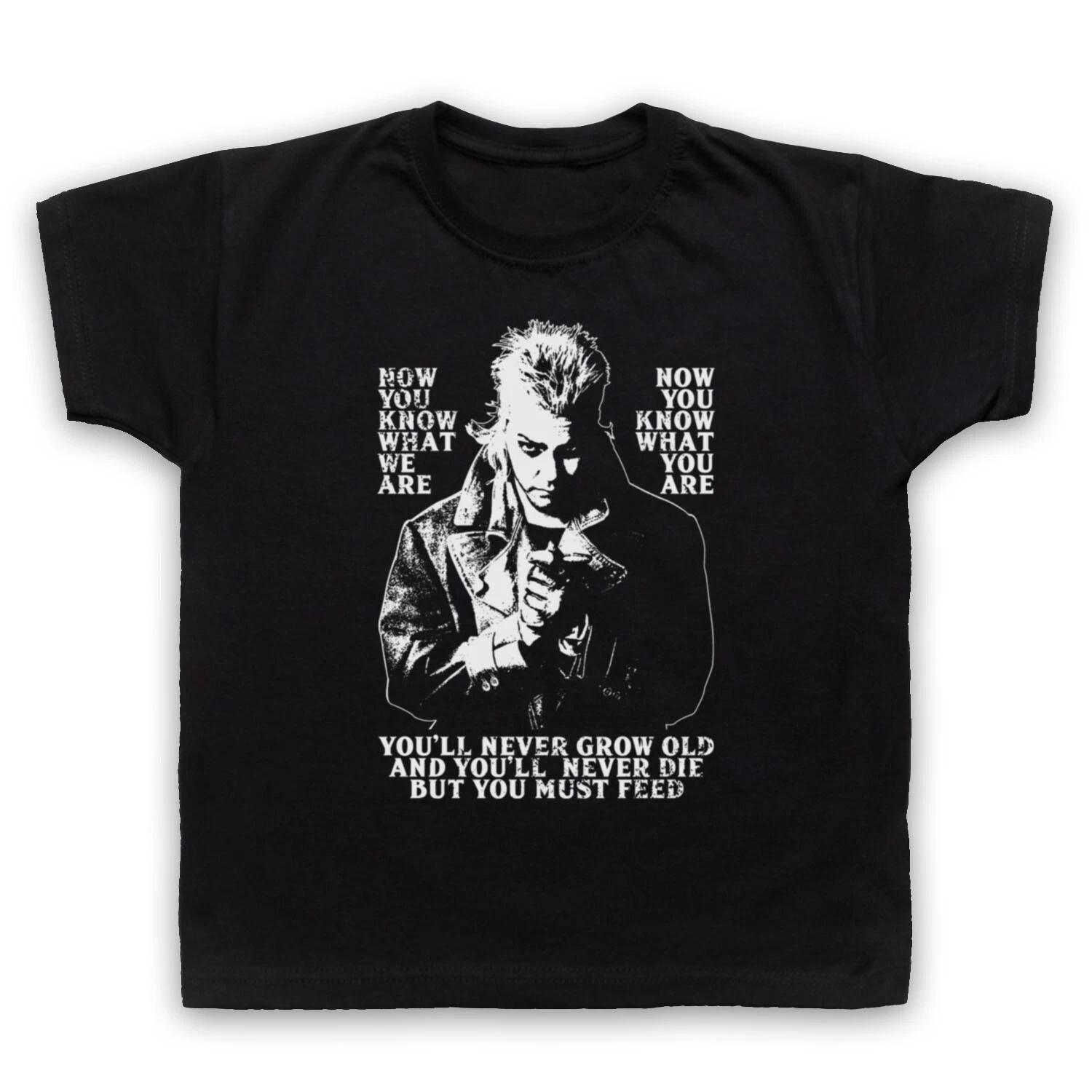LOST BOYS NOW YOU KNOW WHAT WE ARE UNOFFICIAL VAMPIRE KIDS CHILDS T-shirt 110
