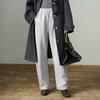 Chuyu Women's 2025 Winter Plush-Lined Loose Drape Casual Pants