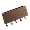 Hallway Wall Holder Wooden Punch   Multifunctional Key Holder for Bag Hat Scarf