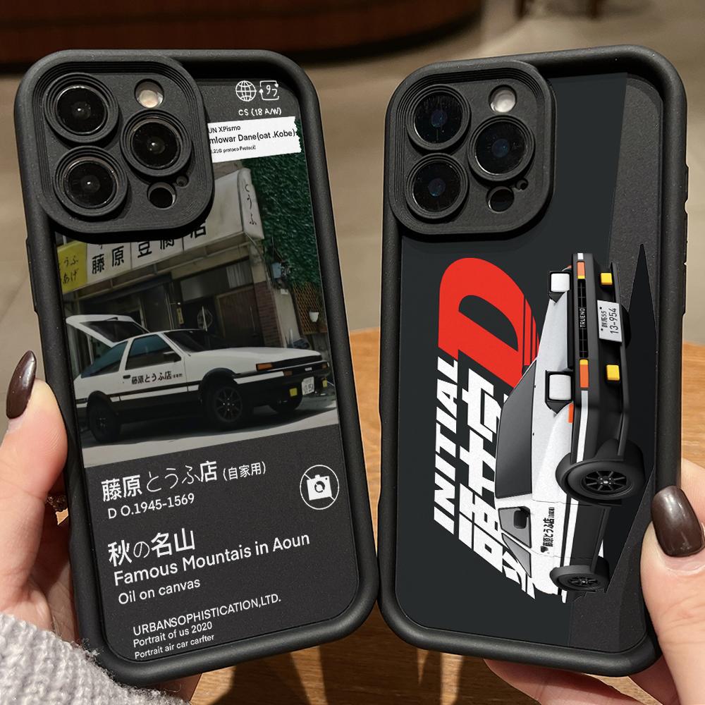 Anime I-Initial D Phone Case for Xiaomi Poco Pro X7 X6 X5 X4 X3 NFC M7 M6 F7 Ultra F5 F4 F3 GT Pro 4G 5G Soft Cover