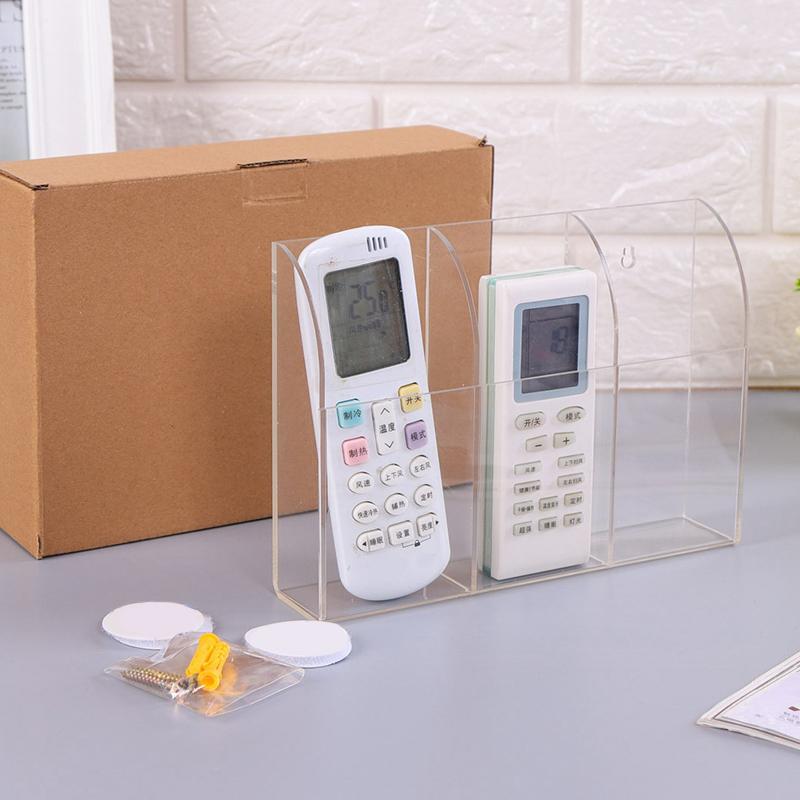 Phone/Tv Remote Control Storage Box Home Desk Makeup Organizer Holder Container