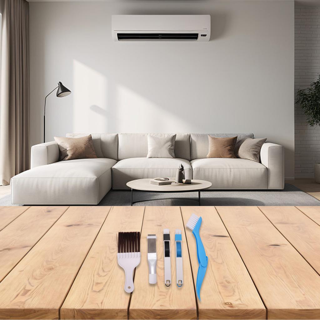 Dust Removal Brush Air Conditioner Brush Efficient Dust Removal Kit For Refrigerator Maintenance As Shown For Air Conditioners