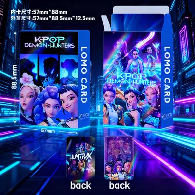 30 Pcs/lot Kpop Demon Hunters Card Lomo Double-sided HD Po Printed Po Shoot for Fans Christmas Gifts Collection