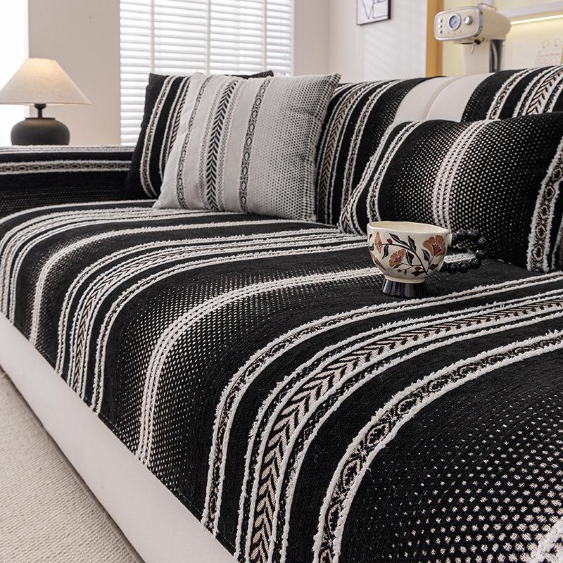 Sofaüberwurf Universal Chenille Sofa Handtuch Nordischer Stil High-End Sofaüberwurf Sofa Stoffbezug Decke