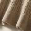 Women Sweater Dress 100% Wool MODERN NEW SAGA O-neck Knit Long Pullover Winter Jumpers Wool Long Dress Female