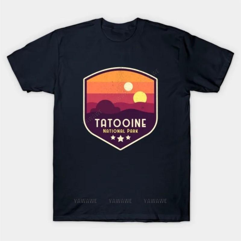 Tatooine National Park Emblem T Shirt unisex tee shirt oneck fashion tshirt topsNew arrived black short sleeve brand top S