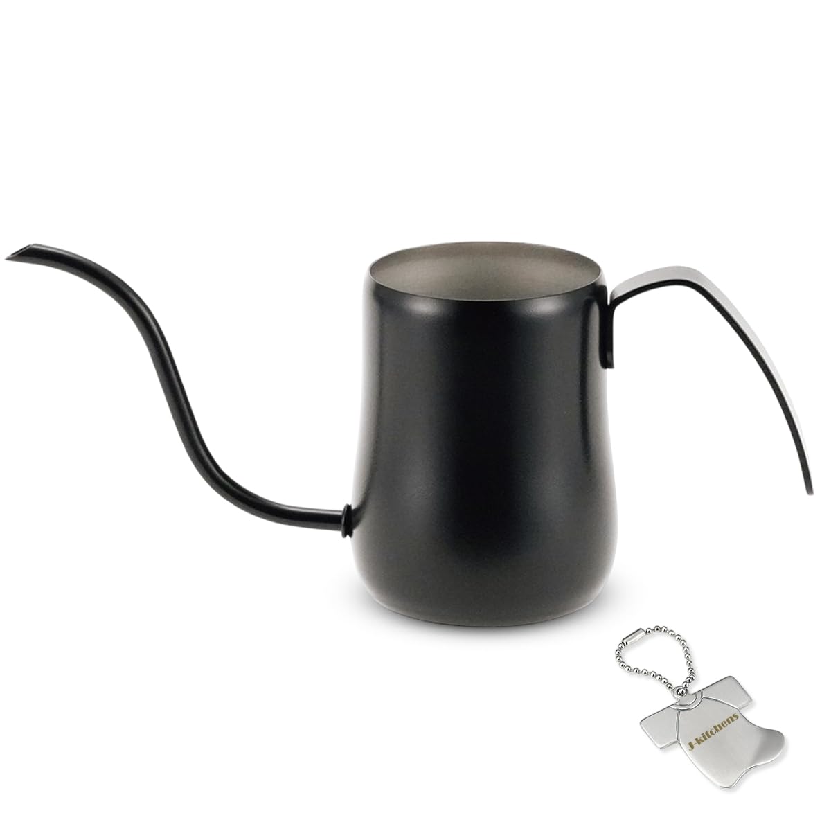 

J-kitchens Coffee Drip Pot, Stainless Steel, 430ml, Black, Made in Japan, with Original Tag
