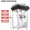 Popcorn Popper Machine Countertop Popcorn Maker 850W 8 Oz 48 Cups Black