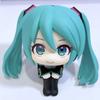 Atsune Miku Look Up Anime Action Figure 10Cm Pvc Kawaii Chibi Sitting Desktop Decor Collectible Model Home Ornament Gift Toys