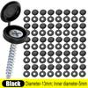 1000/100pcs Plastic Nails Screw Caps Decoration Covers Car Nut Nails Self-tapping Screws Protection Cover Furniture Hardware
