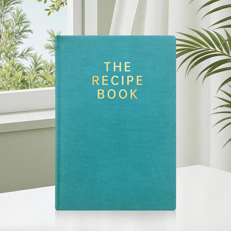 A5 Recipe Waterproof Cloth Texture Diary Hardcover Notebook For Kitchen Cooking Logs
