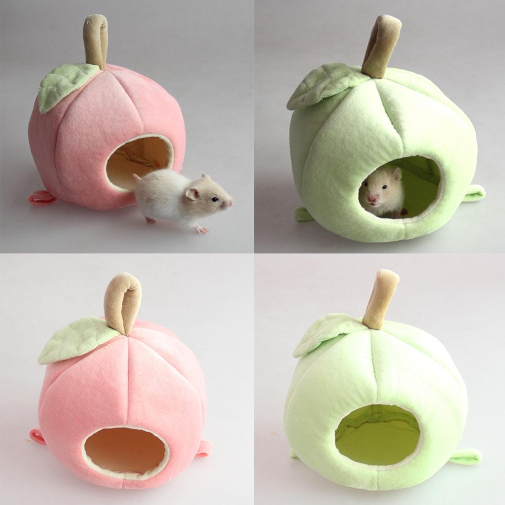 Diamond Velvet Hamster Hammock Warm Plush Nest Bed for Small Animal Cage Chinchilla Squirrel Rest
