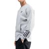 Adidas Ss23 Solid Color Logo Print Crew Neck Pullover Long Sleeve Sweatshirt Men Sweatshirt Gray BK0515