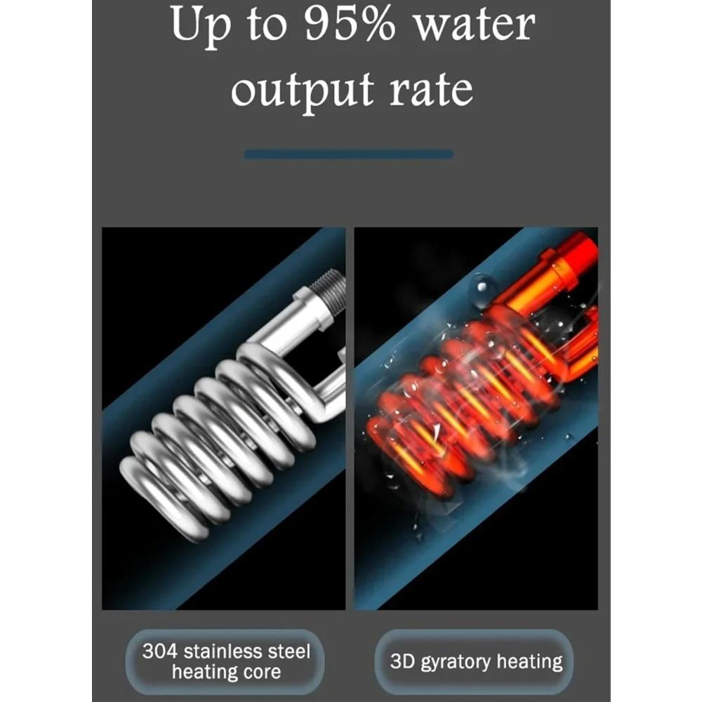 Electric Instant Hot Water Heater Shower Electric Tankless Shower Hot Water Faucet Kitchen Bathroom Instantaneous Water Heater Tap