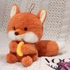 Cartoon Cute Fox, Raccoon, Squirrel Doll Plush Toy Doll Children Sleeping Pillow Backpack Pendant Doll