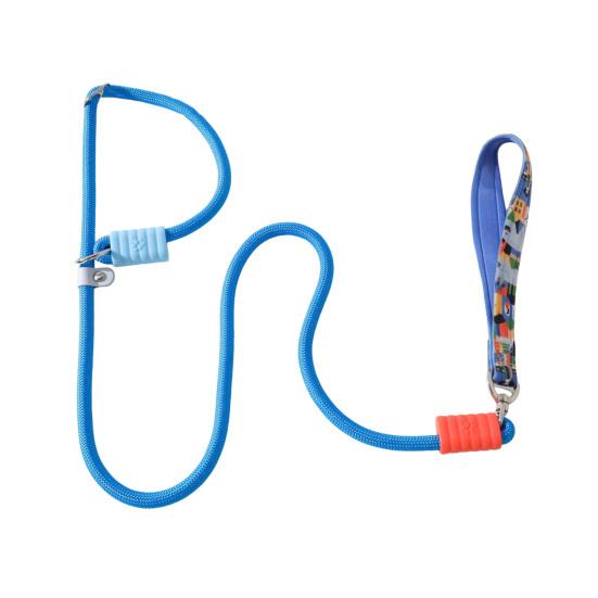 

150CM Dog Leash with Handles Heavy Duty No Pull Adjustable Escape-proof Small Medium Large Dogs Traction Rope Pet Supplies небо синє кольору