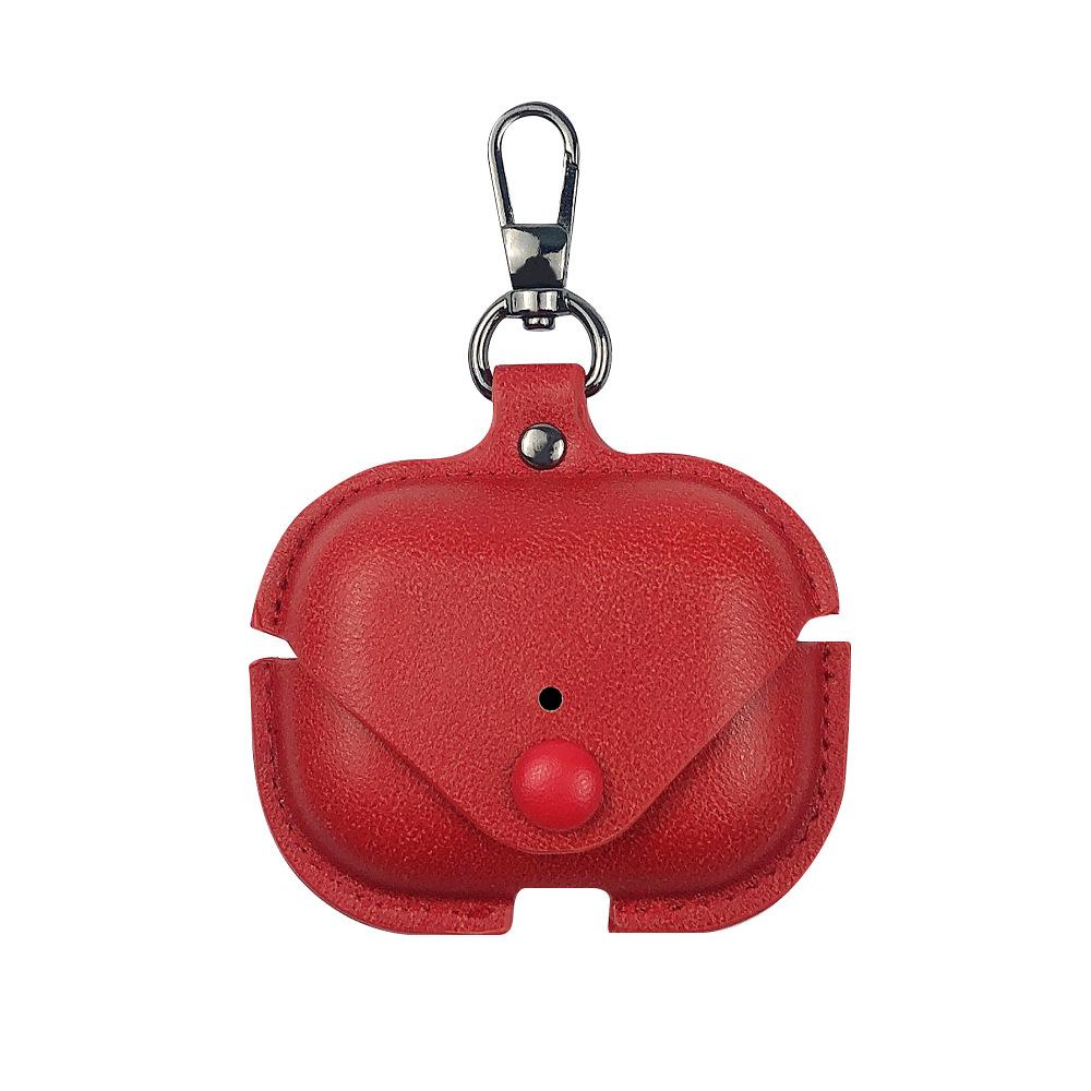 Retro Leder Hülle für AirPods Pro3 Business Kopfhörer Hüllen für Apple AirPods Pro3 3. Generation Cover Kopfhörer Schale mit Haken