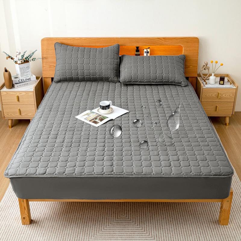 Grenzüberschreitende, gesteppte, wasserdichte Isolierunterlage, Spannbettlaken, Bettbezug, Außenhandel, verdickter Simmons-Schutzbezug, Matratzenbettwäsche