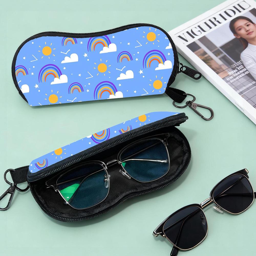 Pouch Eyeglass Bag Travel Eyeglass Case Eyewear Cases Portable Carabiner Glasses Protector For For Men School Daily Use