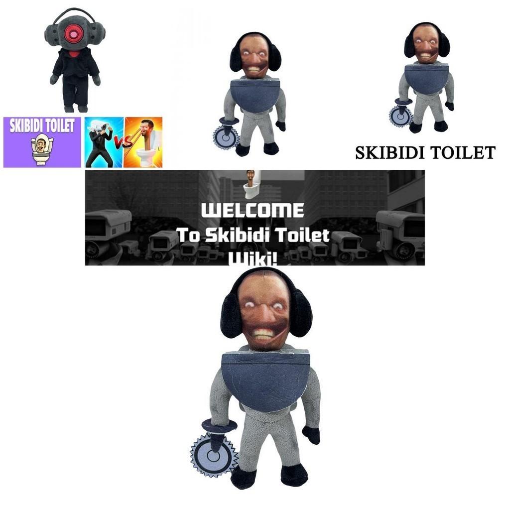 Skibidi Toilet Man Plush Toy Adorable Stuffed Doll For Kids And Collectors Short Plush Fabric Pp Cotton Filling 18cm Height