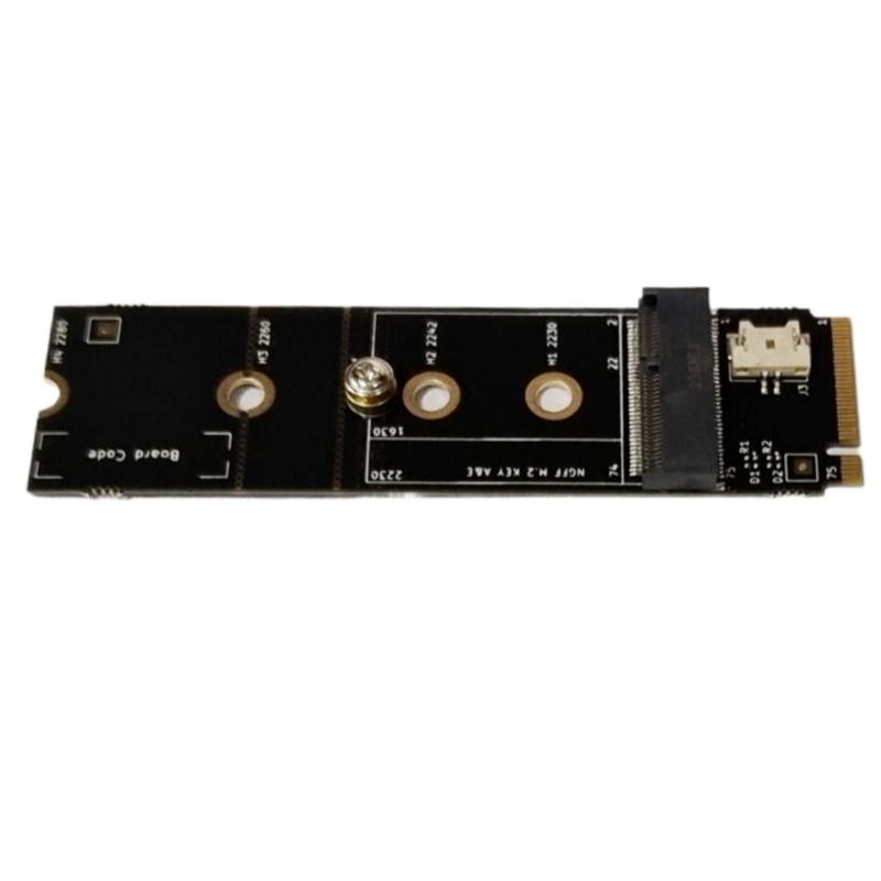 Drahtloser M.2 A+E Key Slot zu M.2 M Key Wifi Bluetooth-kompatibler Adapter für AX200 9260 Bcm94352Z Karte NVMe PCIE SSD
