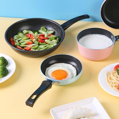 Stainless Steel Frying Pan Non-stick Mini Thick Steak Flat Milk Pans for Stove Top Gas Stove Induction Cooker Kitchen Cookware