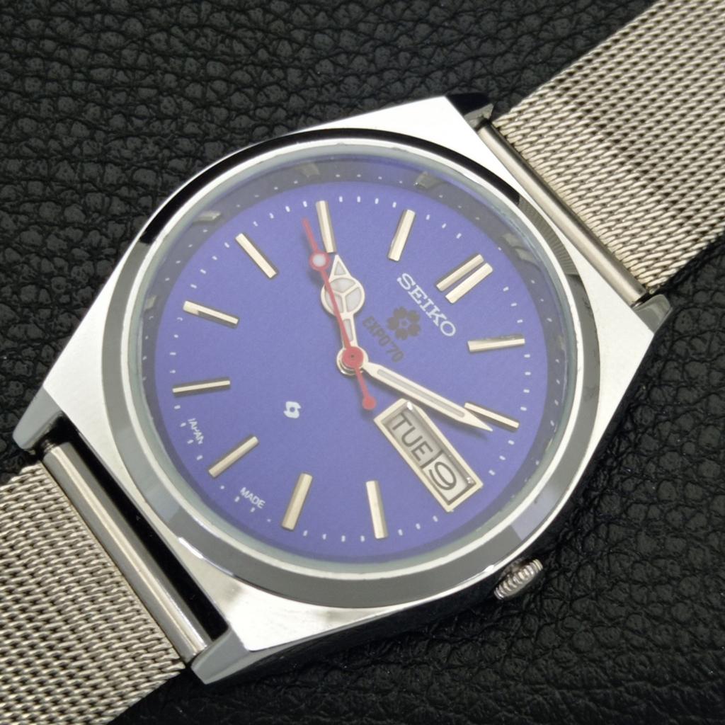 VINTAGE SEIKO EXPO 70 AUTOMATIC 6309A REFURBISHED JAPAN MENS WATCH a441774-1 Sk-a441774