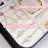 Portable Jewelry Storage Box 2023 New High-end Exquisite Large Capacity Travel Jewelry Bag Jewelry Box Organizer