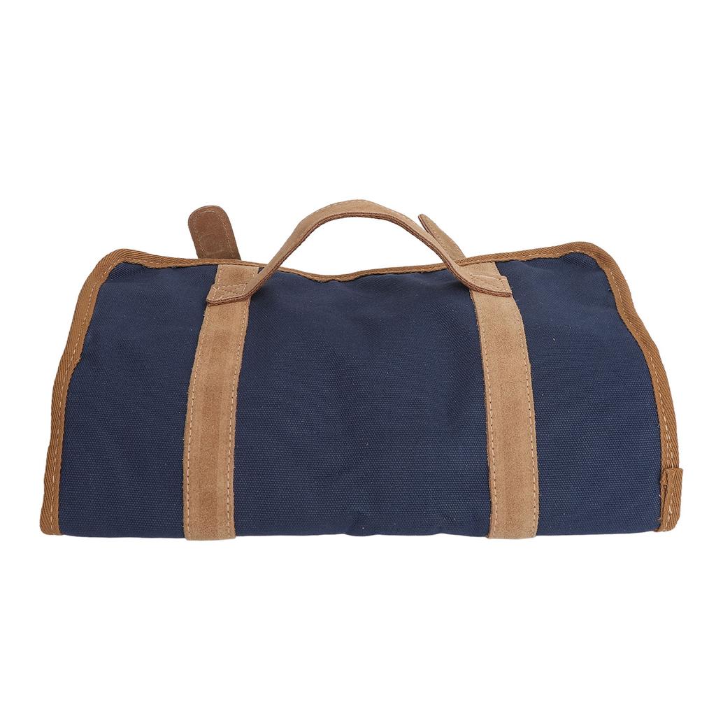 Bartender Tool Bag Bar Kit Bag Waterproof Canvas Multiple Compartments Portable Bartender Roll Up Bag with Shoulder