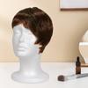 Pěnová hlava figuríny pro vystavení paruk Ženský stojan držák figuríny Lehký pěnový model hlavy pro styling vlasů Výrobu klobouků A Kosmetologickou praxi