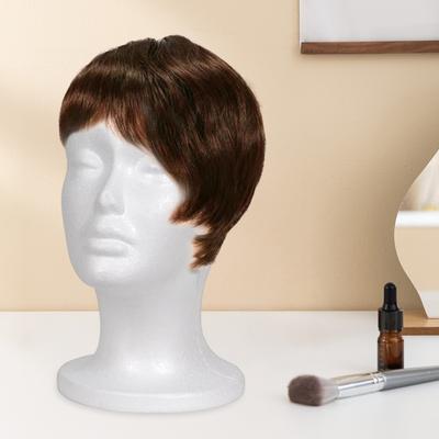 Styroporkopf für Perückenpräsentation Weiblicher Schaufensterpuppenständerhalter Leichter Styroporkopfmodell für Haarstyling Hutherstellung und Kosmetologie-Übung